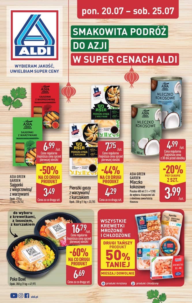 Aldi - Smakowita podróż do Azji od poniedziałku 20.07 do soboty 25.07 1 puslapis
