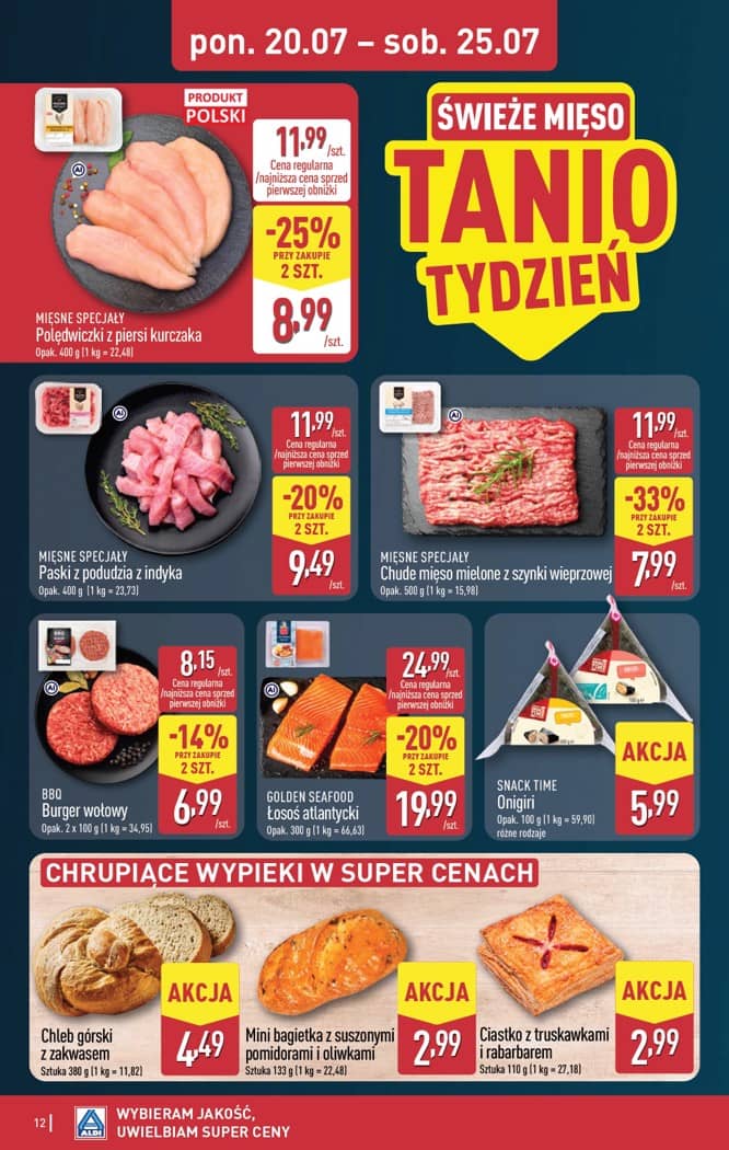 Aldi - Pełna oferta od poniedziałku 20.07 do soboty 25.07 12 puslapis