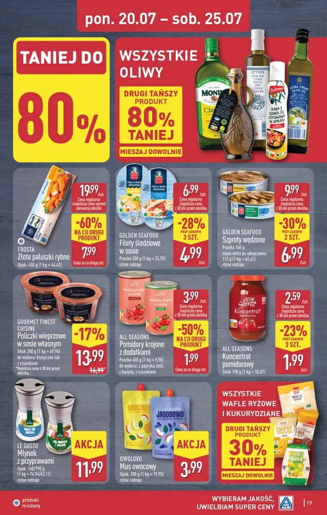 Aldi - Pełna oferta od poniedziałku 20.07 do soboty 25.07 19 puslapis