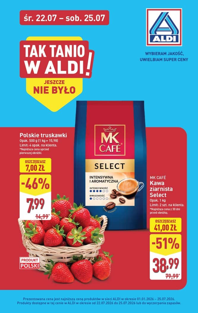 Aldi - Pełna oferta od poniedziałku 20.07 do soboty 25.07 2 puslapis