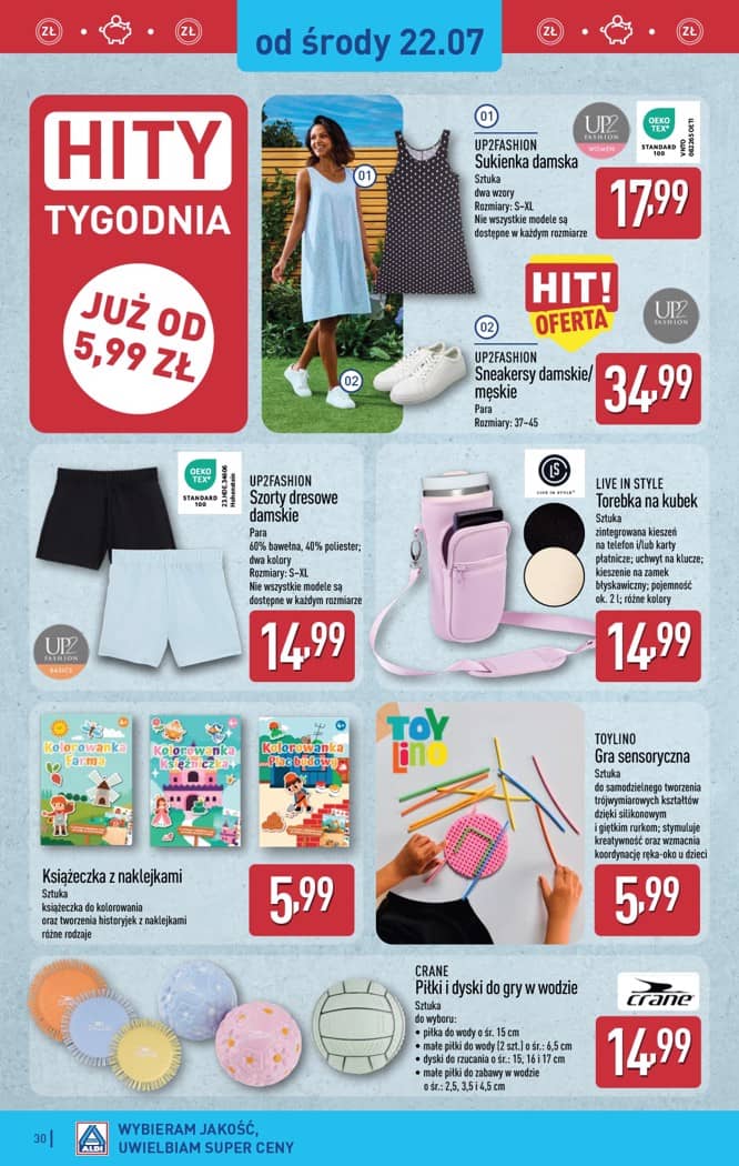 Aldi - Pełna oferta od poniedziałku 20.07 do soboty 25.07 30 puslapis