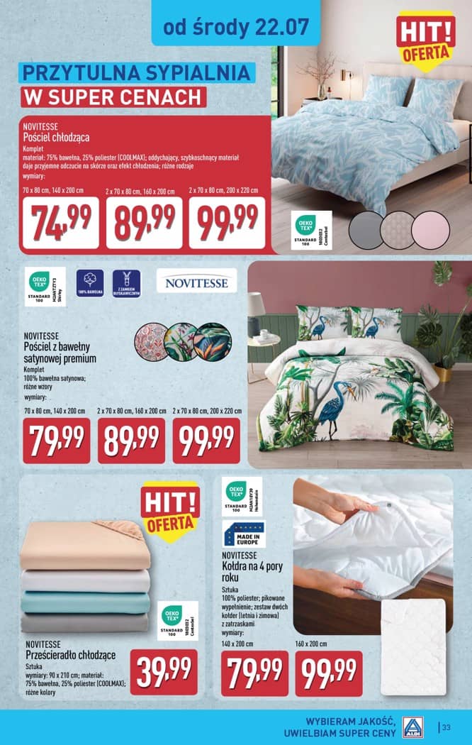 Aldi - Pełna oferta od poniedziałku 20.07 do soboty 25.07 33 puslapis