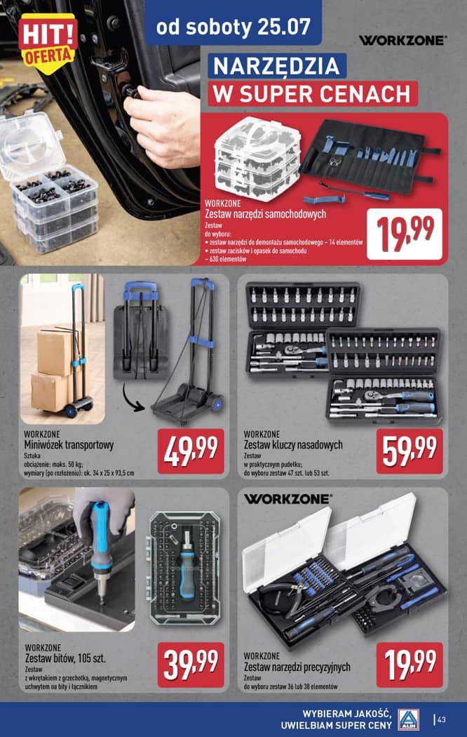 Aldi - Pełna oferta od poniedziałku 20.07 do soboty 25.07 43 puslapis