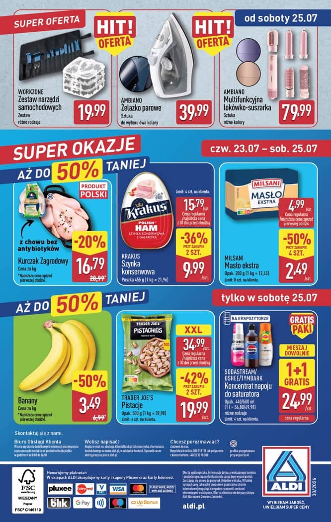 Aldi - Pełna oferta od poniedziałku 20.07 do soboty 25.07 45 puslapis