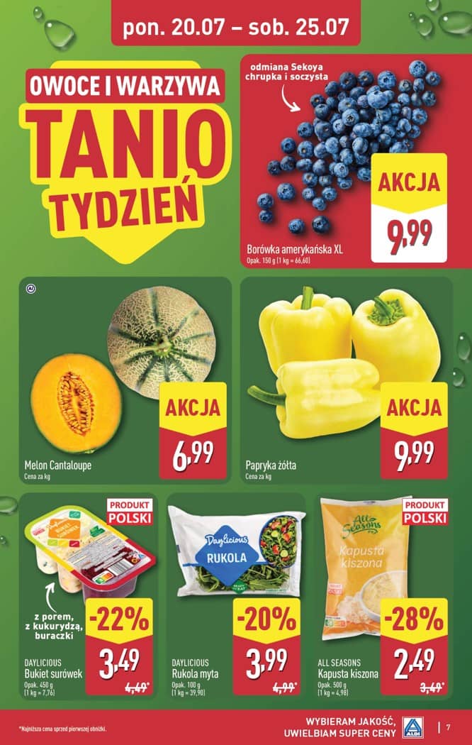 Aldi - Pełna oferta od poniedziałku 20.07 do soboty 25.07 7 puslapis