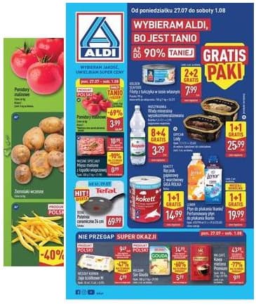 Aldi - Pełna oferta od poniedziałku 27.07 do soboty 1.08 2026-07-27 – 2026-08-01