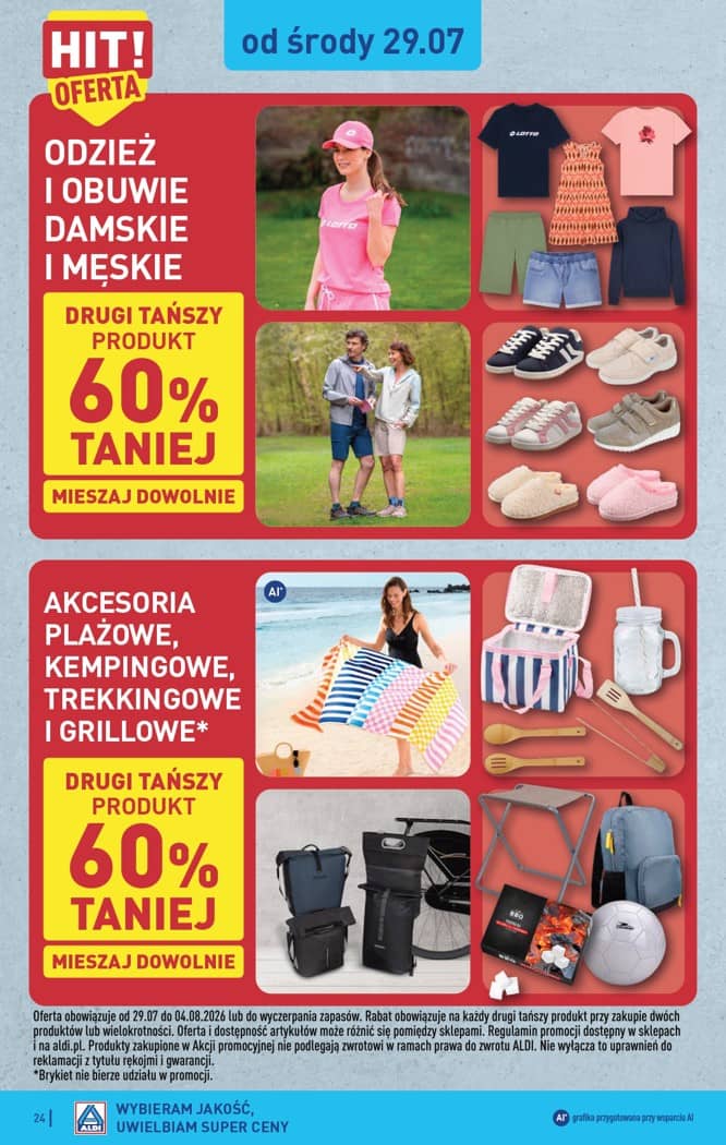Aldi - Pełna oferta od poniedziałku 27.07 do soboty 1.08 24 puslapis