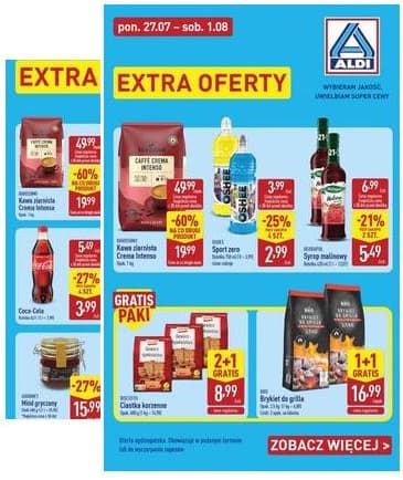 Aldi - Extra oferta od poniedziałku 27.07 do soboty 1.08 2026-07-27 – 2026-08-01