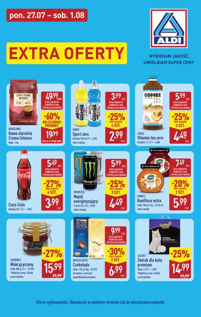 Aldi - Extra oferta od poniedziałku 27.07 do soboty 1.08 2 puslapis