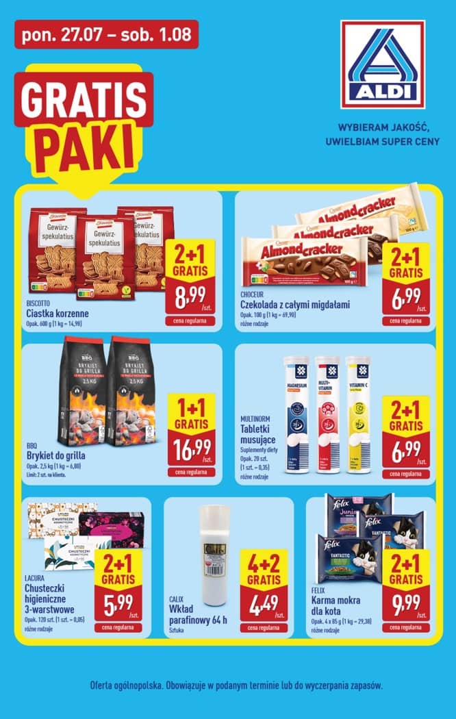 Aldi - Extra oferta od poniedziałku 27.07 do soboty 1.08 3 puslapis