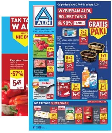 Aldi - Pełna oferta od poniedziałku 27.07 do soboty 1.08 IKI 2026-08-01