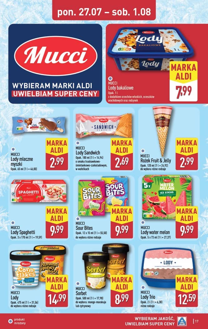 Aldi - Pełna oferta od poniedziałku 27.07 do soboty 1.08 17 puslapis