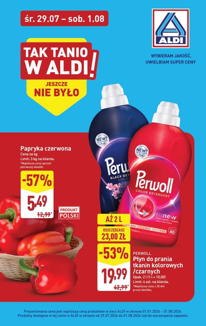 Aldi - Pełna oferta od poniedziałku 27.07 do soboty 1.08 2 puslapis