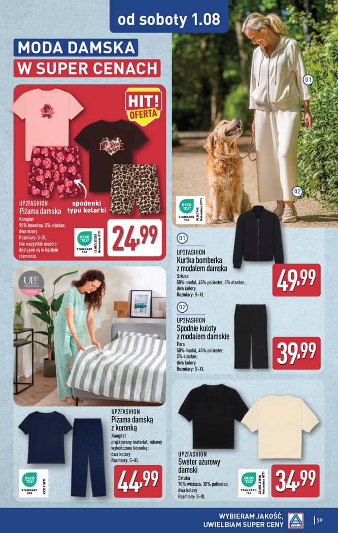 Aldi - Pełna oferta od poniedziałku 27.07 do soboty 1.08 39 puslapis