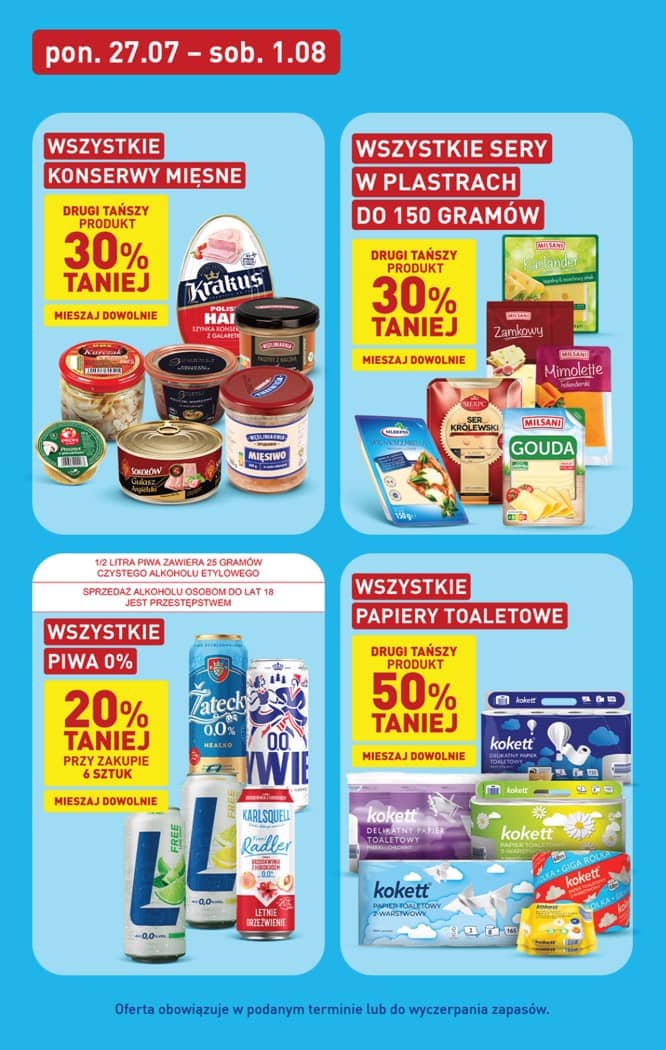 Aldi - Pełna oferta od poniedziałku 27.07 do soboty 1.08 9 puslapis