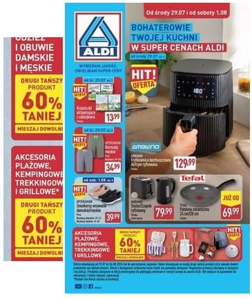 Aldi - Artykuły przemysłowe i tekstylia od środy 29.07 i od soboty 1.08 2026-07-29 – 2026-08-01