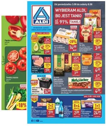 Aldi - Pełna oferta od poniedziałku 3.08 do soboty 8.08 2026-08-03 – 2026-08-08