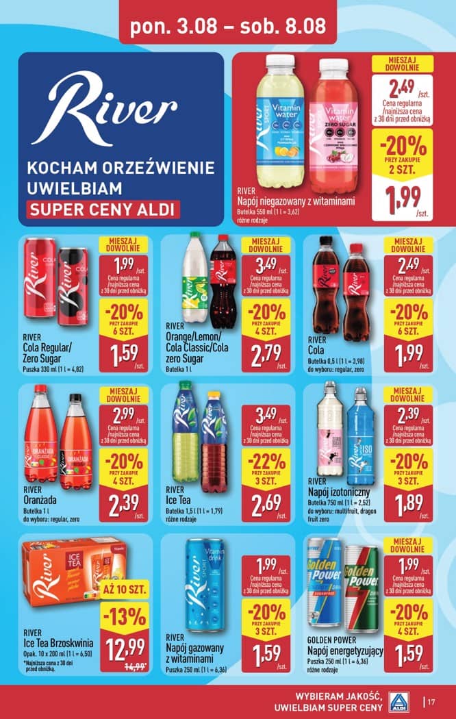 Aldi - Pełna oferta od poniedziałku 3.08 do soboty 8.08 17 puslapis