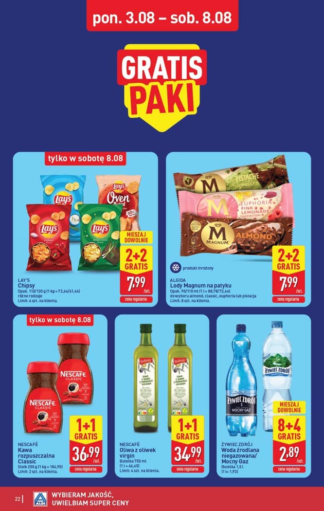 Aldi - Pełna oferta od poniedziałku 3.08 do soboty 8.08 22 puslapis