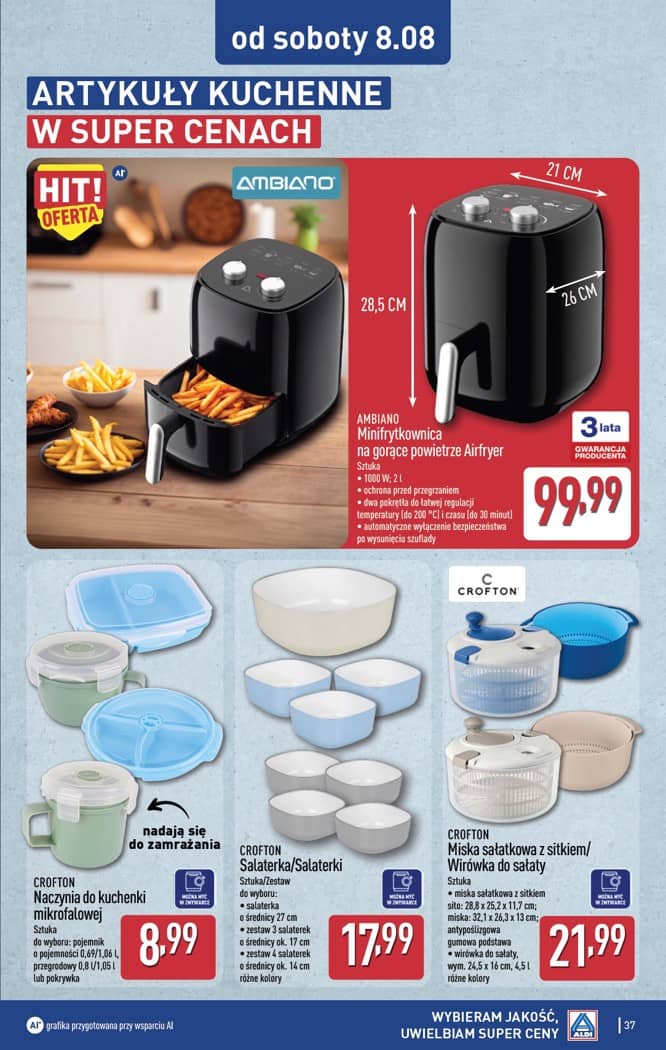 Aldi - Pełna oferta od poniedziałku 3.08 do soboty 8.08 37 puslapis