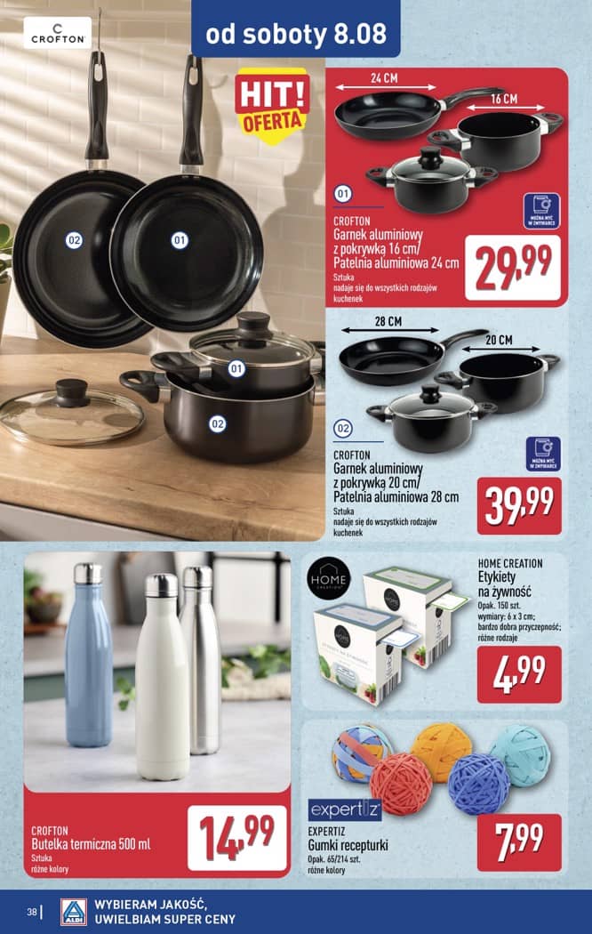 Aldi - Pełna oferta od poniedziałku 3.08 do soboty 8.08 38 puslapis