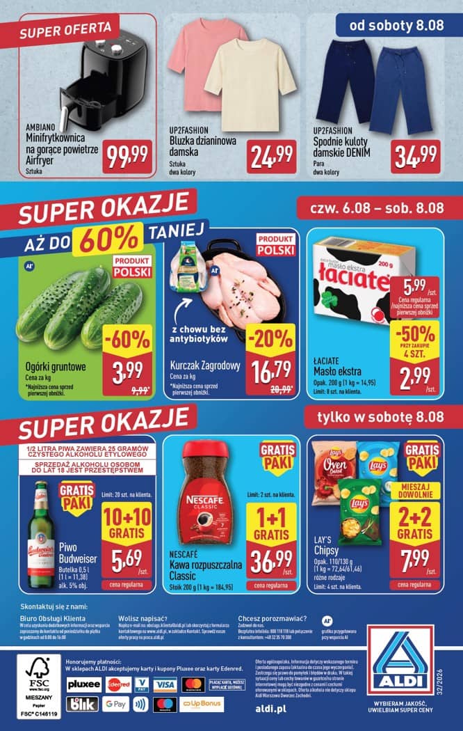 Aldi - Pełna oferta od poniedziałku 3.08 do soboty 8.08 42 puslapis
