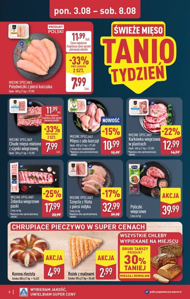 Aldi - Pełna oferta od poniedziałku 3.08 do soboty 8.08 8 puslapis