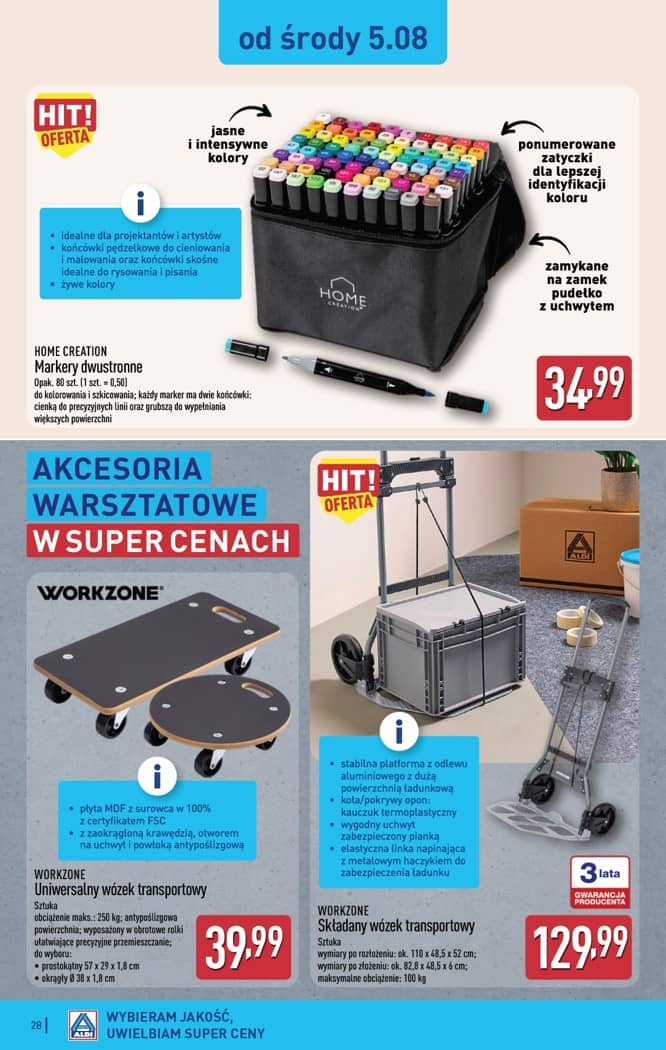 Aldi - Pełna oferta od poniedziałku 3.08 do soboty 8.08 28 puslapis