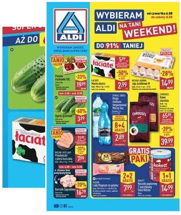Aldi - Oferta weekendowa od czwartku 6.08 do soboty 8.08 2026-08-06 – 2026-08-08