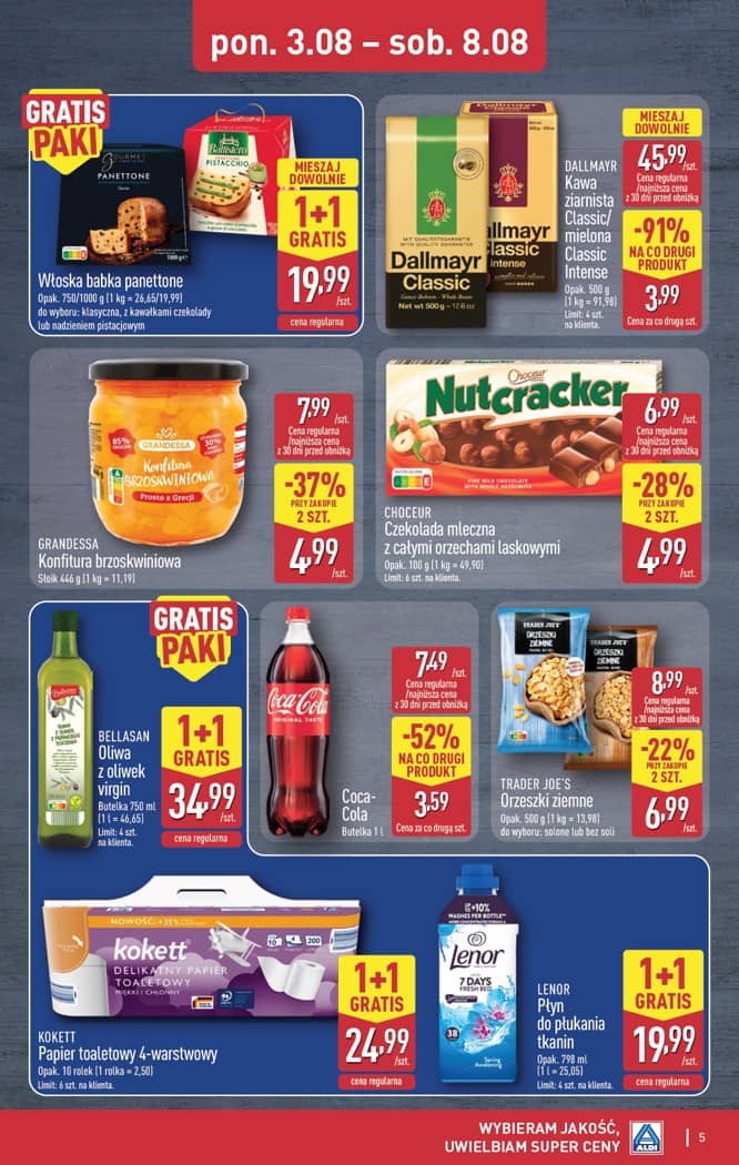 Aldi - Oferta weekendowa od czwartku 6.08 do soboty 8.08 5 puslapis