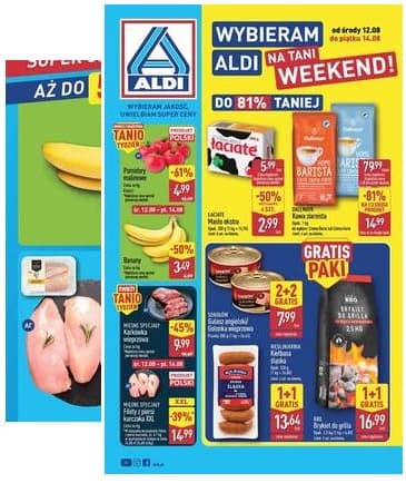 Aldi - Oferta weekendowa od środy 12.08 do piątku 14.08 2026-08-12 – 2026-08-14