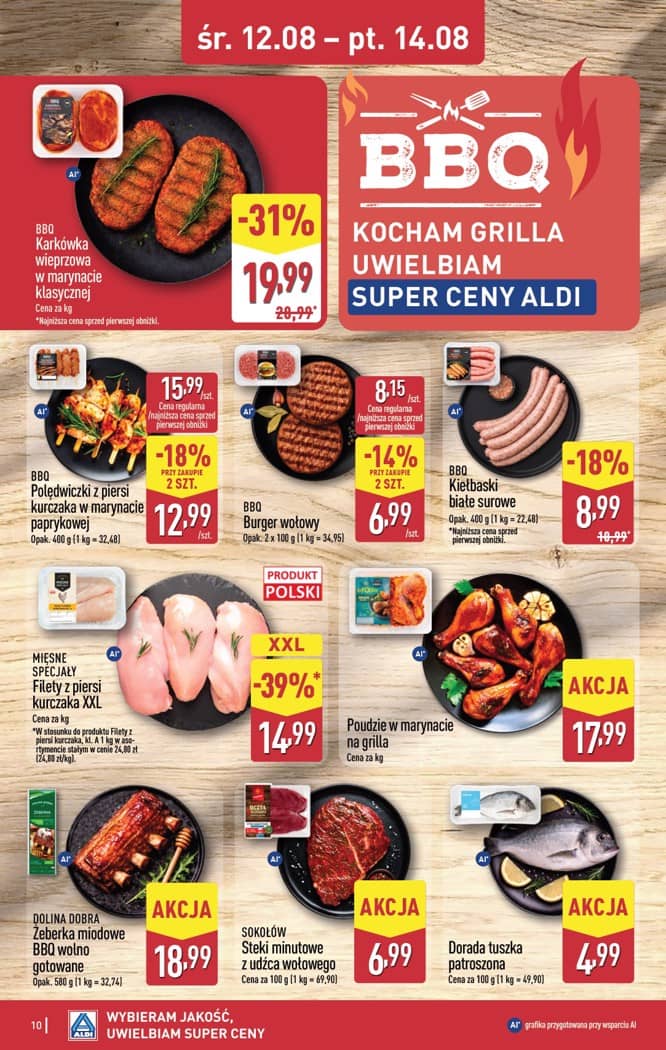 Aldi - Oferta weekendowa od środy 12.08 do piątku 14.08 10 puslapis