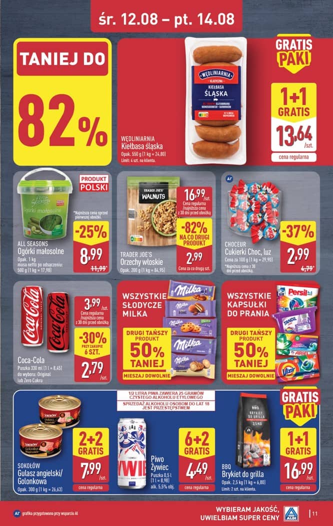 Aldi - Oferta weekendowa od środy 12.08 do piątku 14.08 11 puslapis
