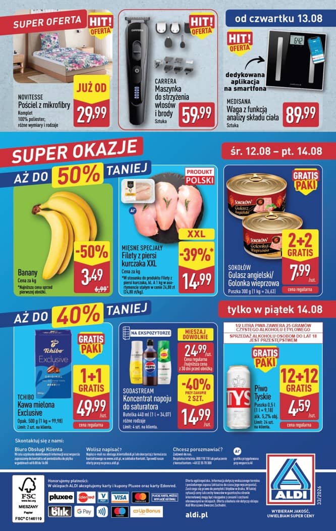 Aldi - Oferta weekendowa od środy 12.08 do piątku 14.08 12 puslapis