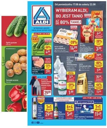 Aldi - Pełna oferta od poniedziałku 17.08 do piątku 21.08 2026-08-17 – 2026-08-22