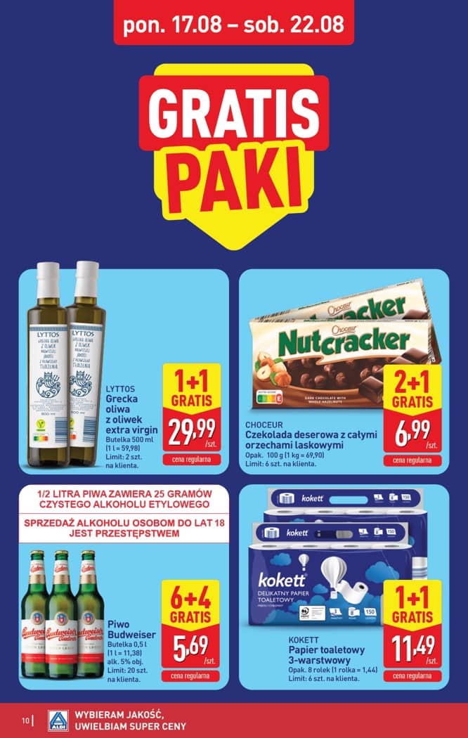 Aldi - Pełna oferta od poniedziałku 17.08 do piątku 21.08 10 puslapis