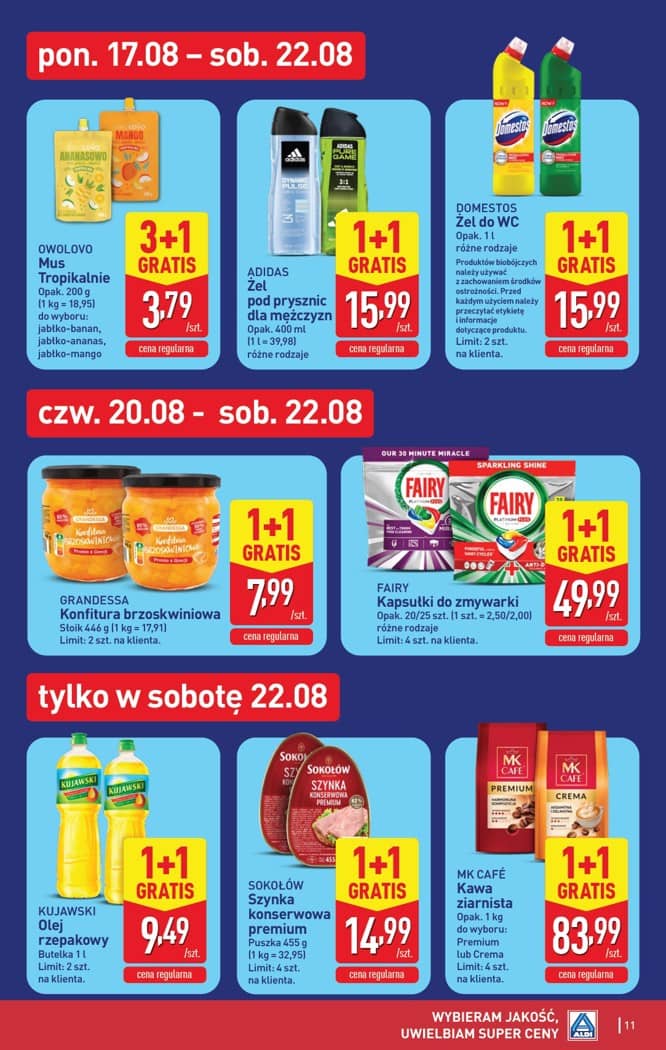 Aldi - Pełna oferta od poniedziałku 17.08 do piątku 21.08 11 puslapis
