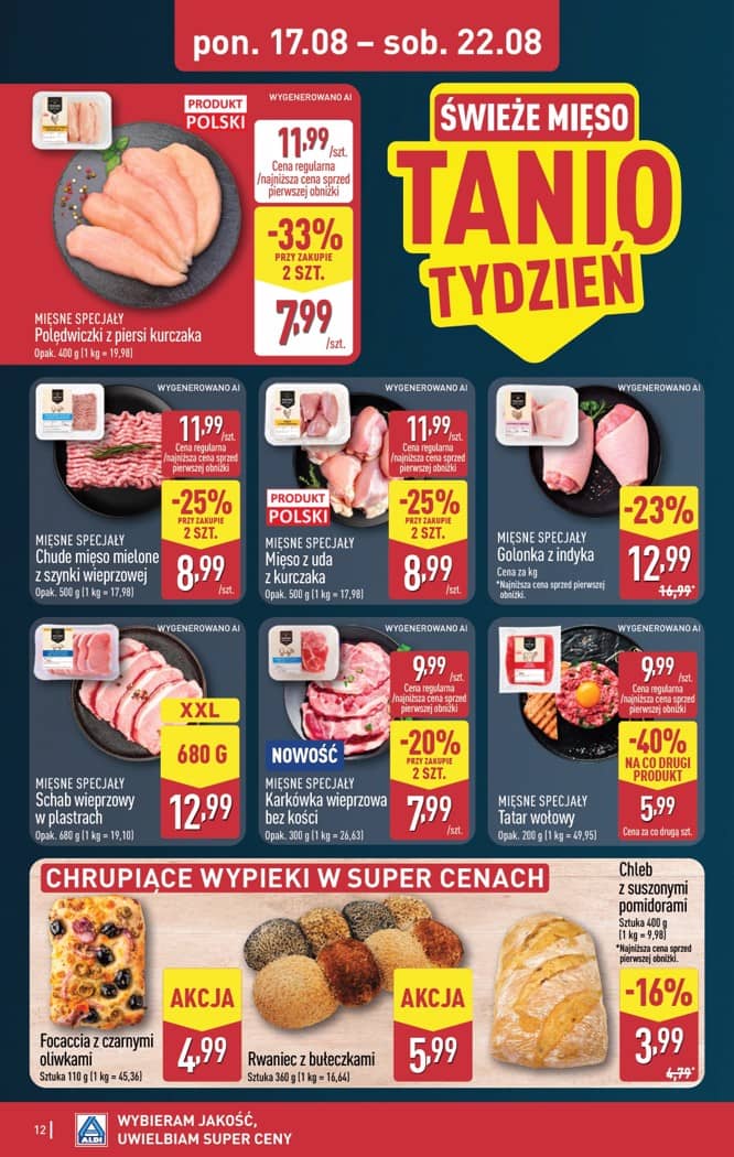 Aldi - Pełna oferta od poniedziałku 17.08 do piątku 21.08 12 puslapis