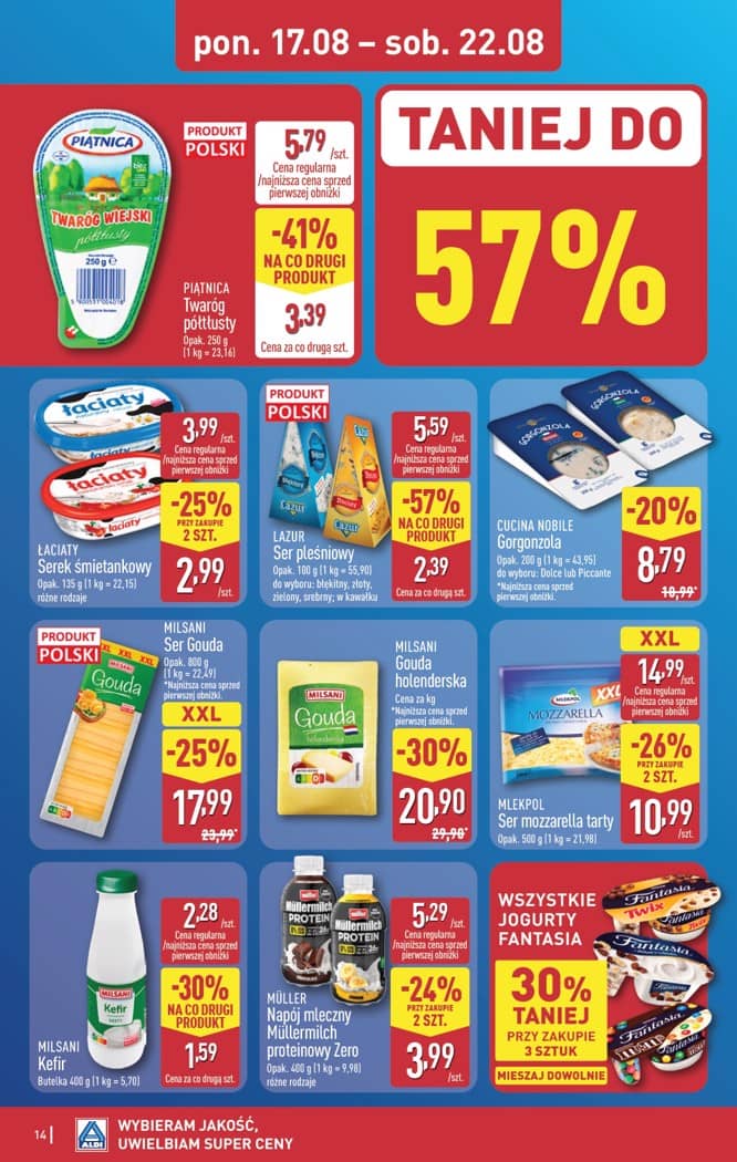 Aldi - Pełna oferta od poniedziałku 17.08 do piątku 21.08 14 puslapis