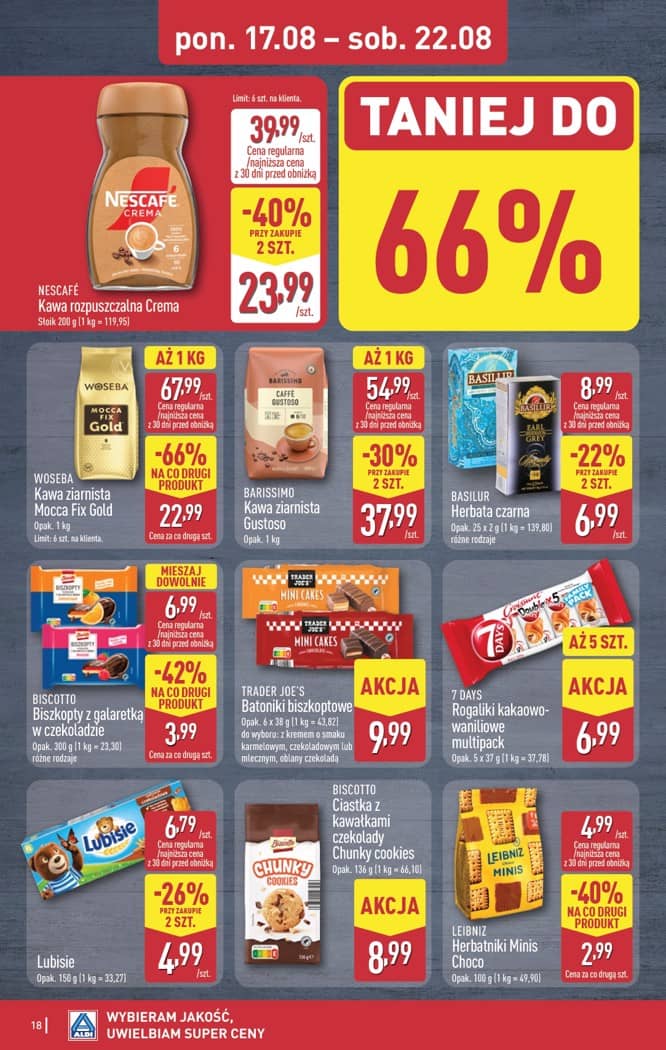 Aldi - Pełna oferta od poniedziałku 17.08 do piątku 21.08 18 puslapis