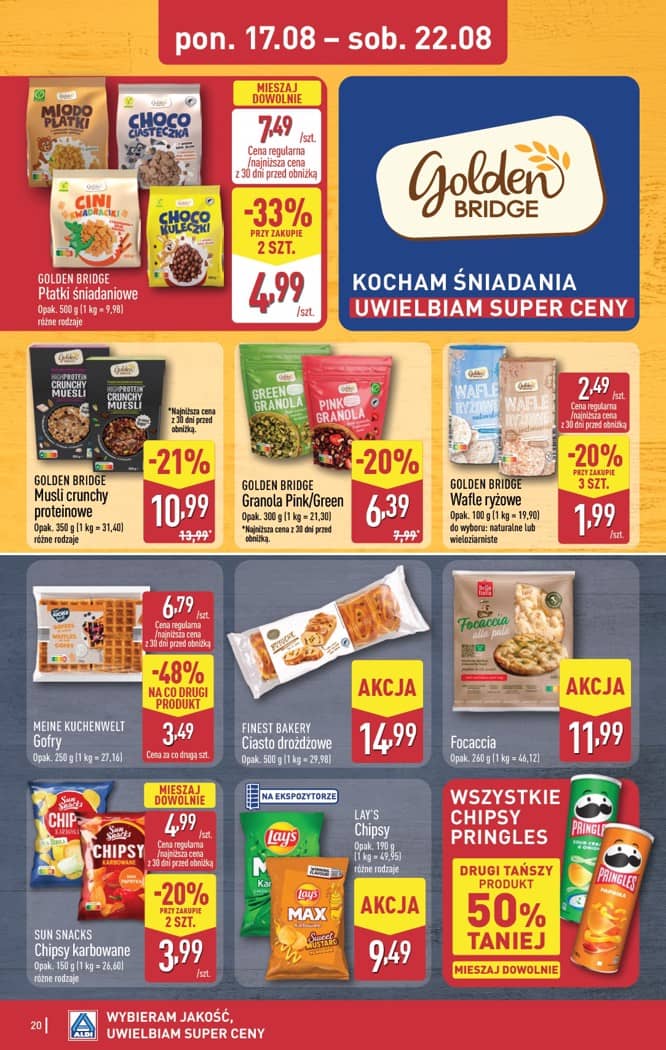 Aldi - Pełna oferta od poniedziałku 17.08 do piątku 21.08 20 puslapis