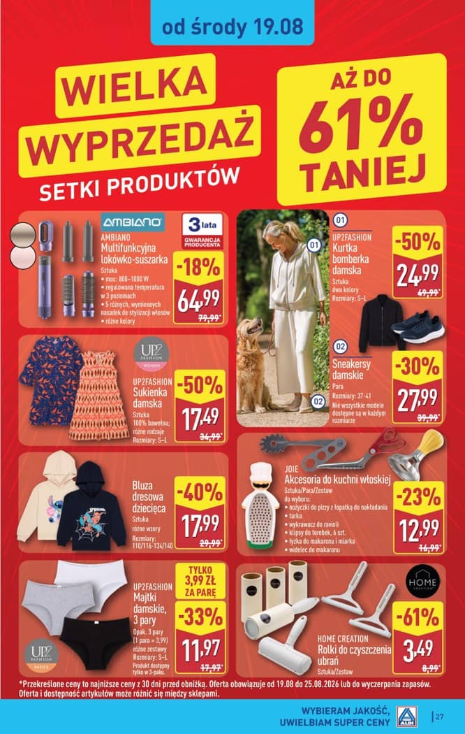 Aldi - Pełna oferta od poniedziałku 17.08 do piątku 21.08 27 puslapis