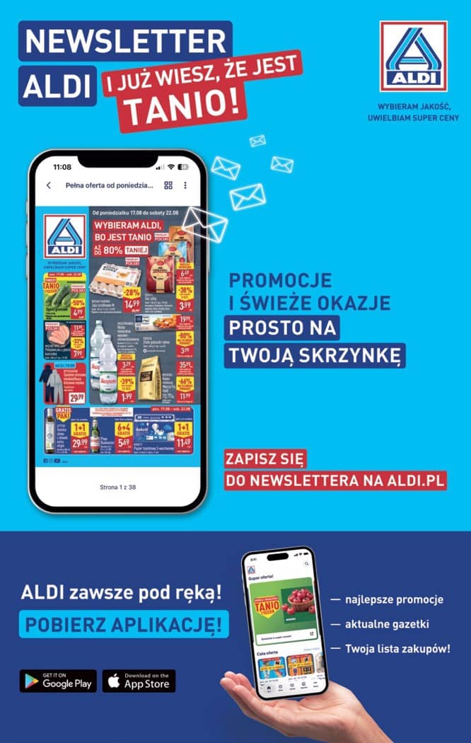Aldi - Pełna oferta od poniedziałku 17.08 do piątku 21.08 36 puslapis