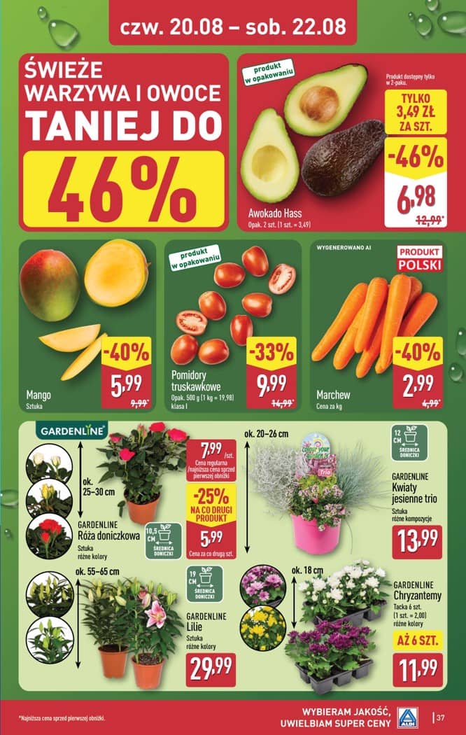 Aldi - Pełna oferta od poniedziałku 17.08 do piątku 21.08 37 puslapis