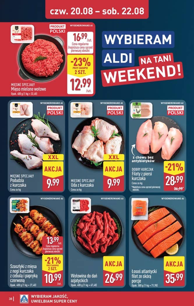 Aldi - Pełna oferta od poniedziałku 17.08 do piątku 21.08 38 puslapis