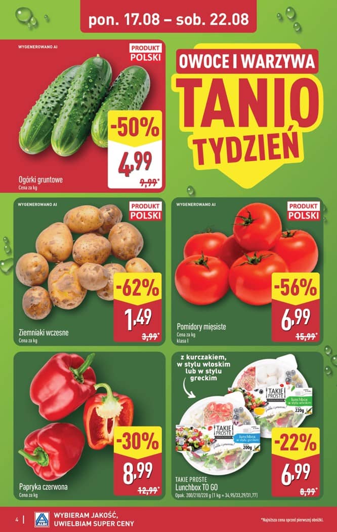 Aldi - Pełna oferta od poniedziałku 17.08 do piątku 21.08 4 puslapis