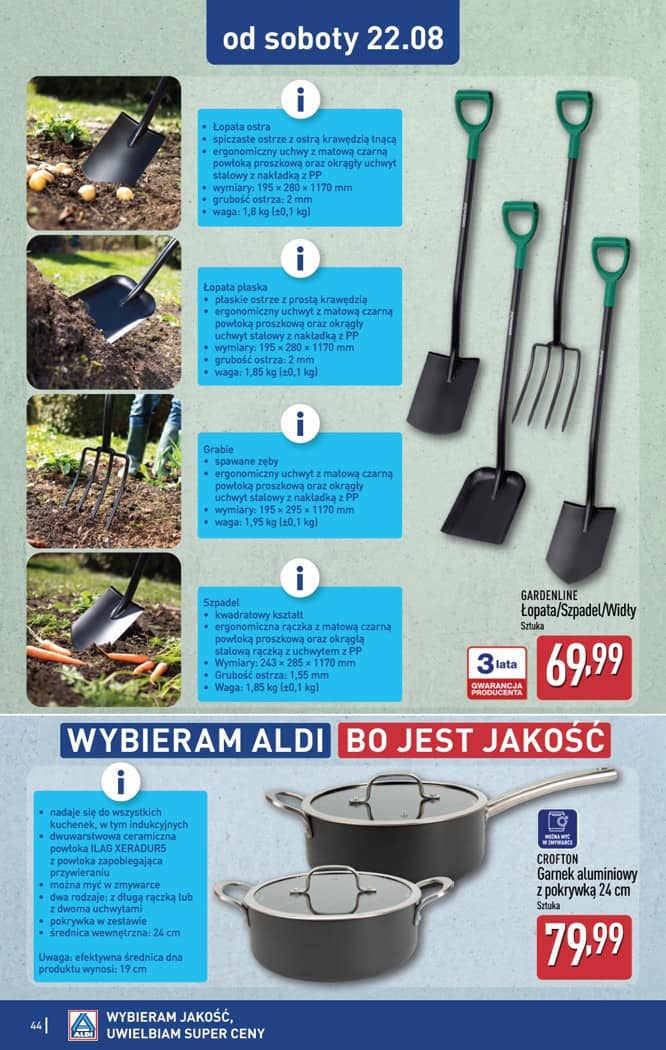 Aldi - Pełna oferta od poniedziałku 17.08 do piątku 21.08 44 puslapis