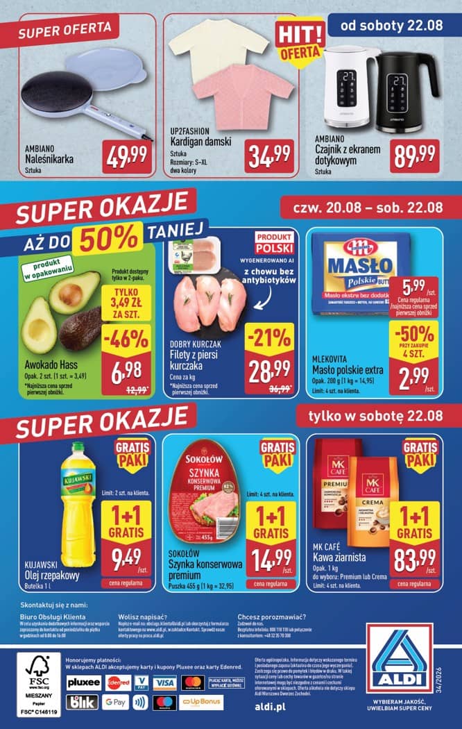 Aldi - Pełna oferta od poniedziałku 17.08 do piątku 21.08 45 puslapis