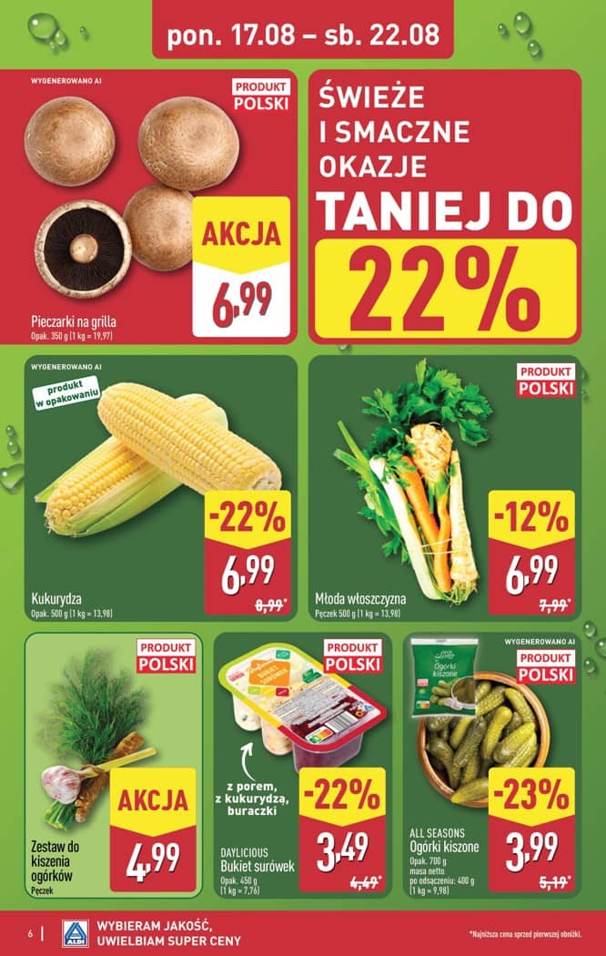 Aldi - Pełna oferta od poniedziałku 17.08 do piątku 21.08 6 puslapis