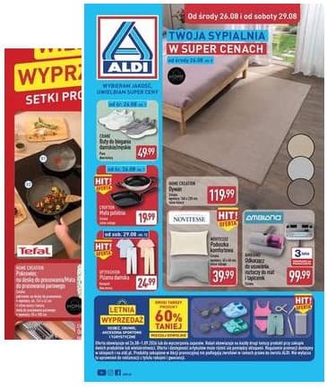 Aldi - Artykuły przemysłowe i tekstylia od środy 26.08 i od soboty 29.08 2026-08-26 – 2026-08-29